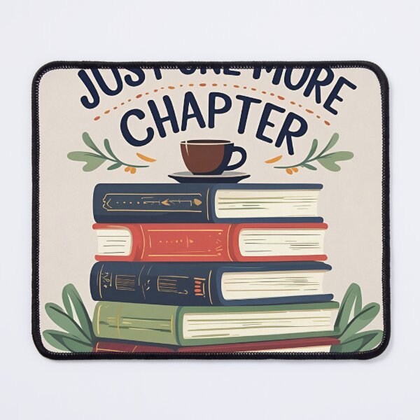 Item preview, Just One More Chapter – Book Lovers Quote designed and sold by ASKprints.