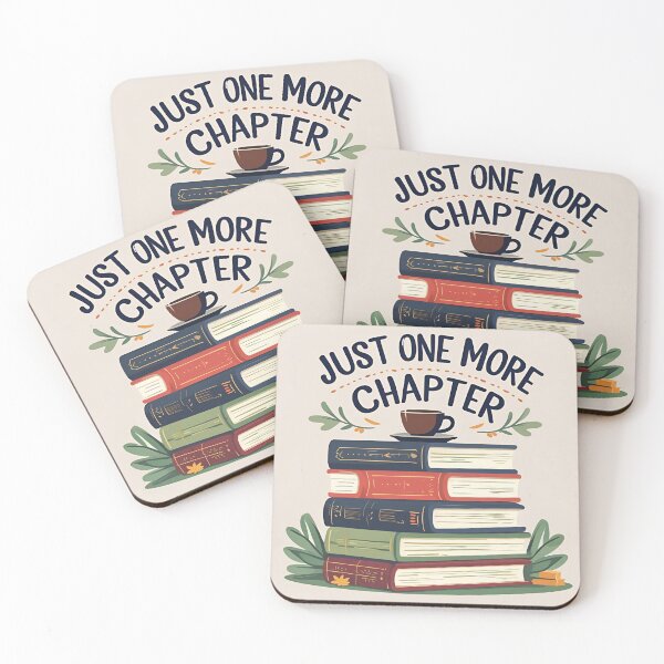 Item preview, Just One More Chapter – Book Lovers Quote designed and sold by ASKprints.