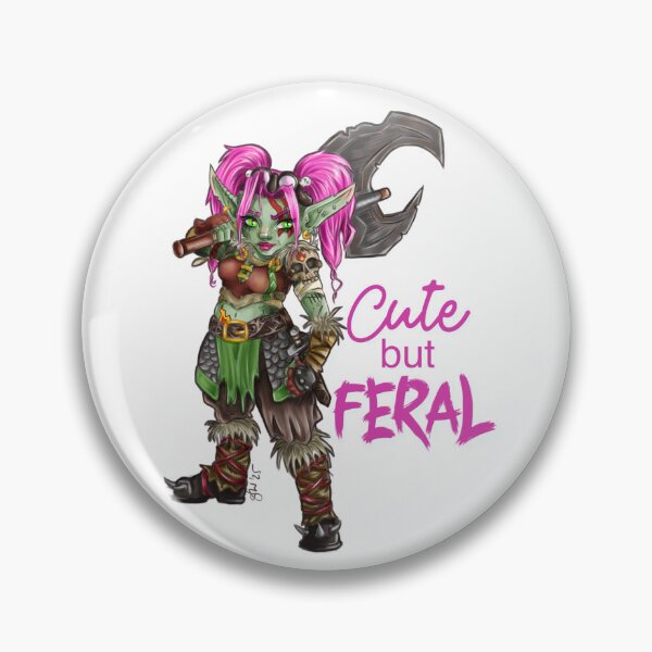 Item preview, Cute but Feral (My Little Goblin - Cherrybomb) designed and sold by claires_nonsense.