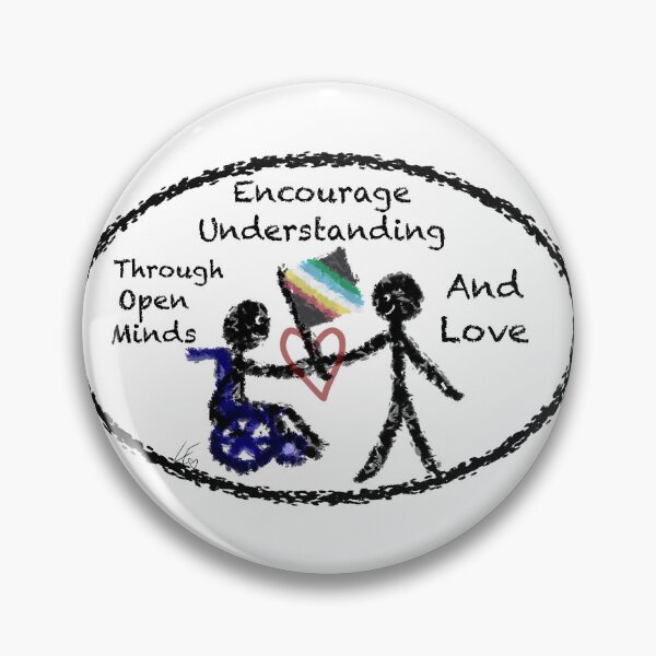 Item preview, Encourage Understanding Disability white designed and sold by LaurenEhretArt.