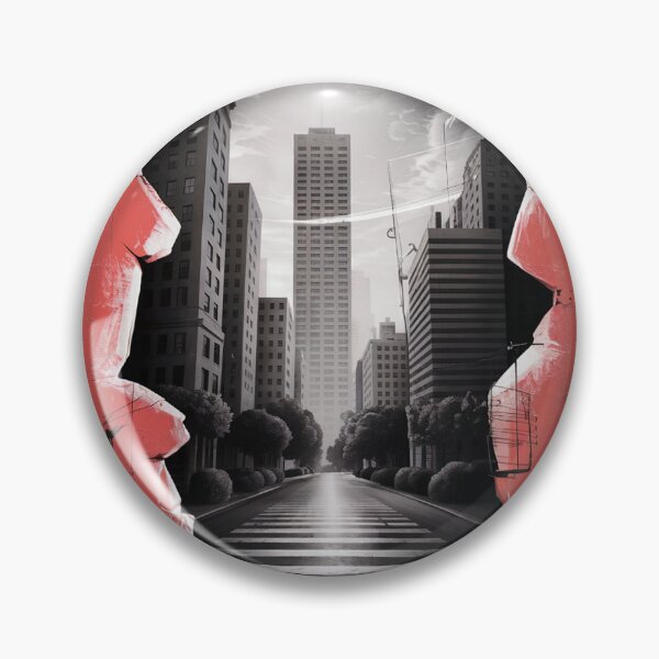 Item preview, Urban Horizon Through Broken Wall designed and sold by ShadowAndSlate.