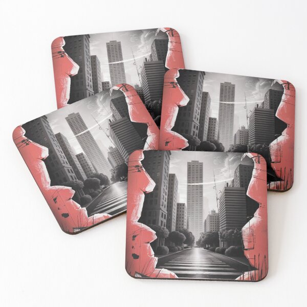 Item preview, Urban Horizon Through Broken Wall designed and sold by ShadowAndSlate.