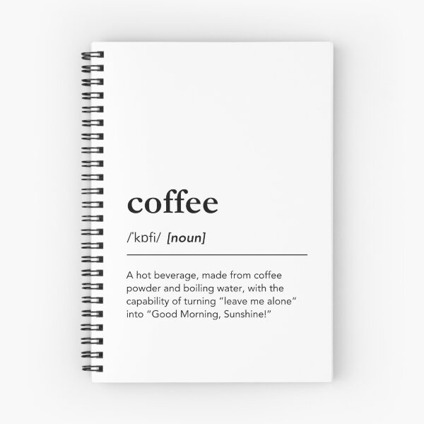 Item preview, Coffee Definition, Classic Black on White Funny Coffee Lover Gift designed and sold by lagunaklein.