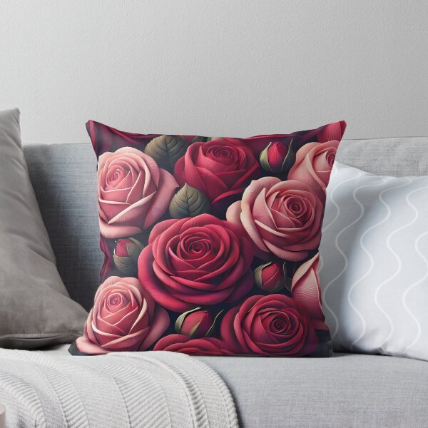 Item preview, Romantic Rose Heart Bouquet - Floral Love Design designed and sold by Linework Studio.