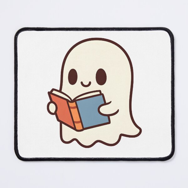 Item preview, ghost reading book designed and sold by Uglyandcute.