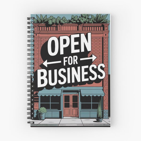 Item preview, Open for Business Storefront Design designed and sold by ShadowAndSlate.