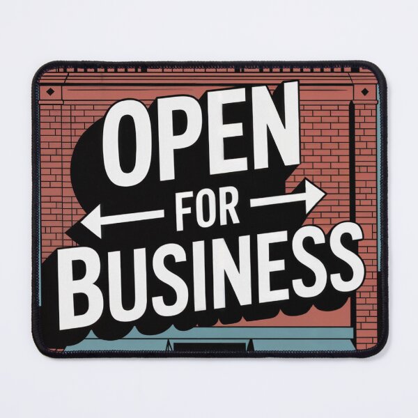Item preview, Open for Business Storefront Design designed and sold by ShadowAndSlate.