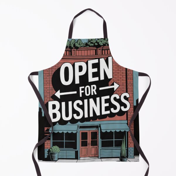 Item preview, Open for Business Storefront Design designed and sold by ShadowAndSlate.