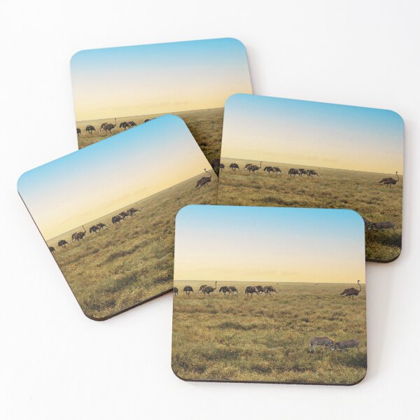 Item preview, Dusty Ostrich Parade designed and sold by Kay Brewer.