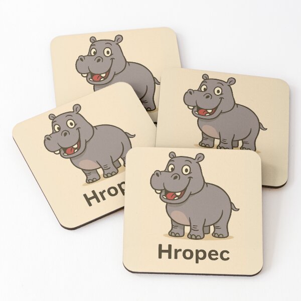 Item preview, Goofy Hippo Cartoon – “Hropec” designed and sold by ZlobivyZajac.