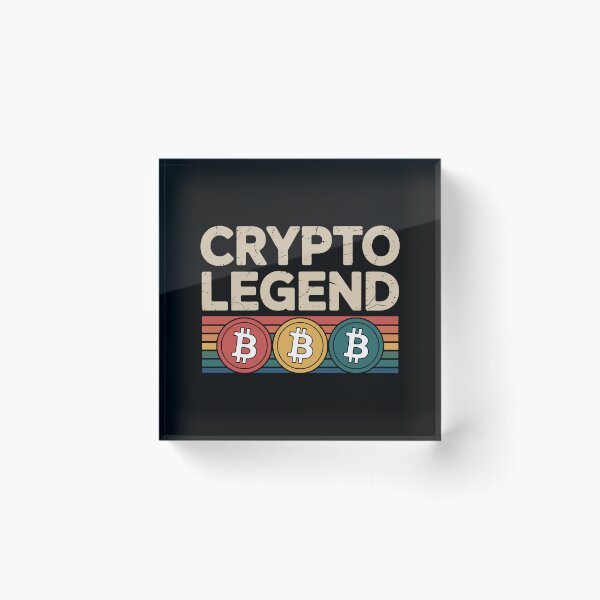 Item preview, Crypto Legend Bitcoin Vintage Retro Sunset Trading Design designed and sold by Serbin.