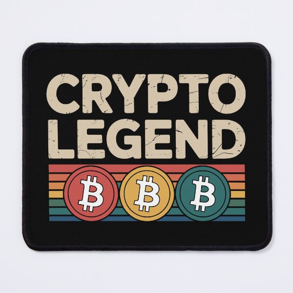 Item preview, Crypto Legend Bitcoin Vintage Retro Sunset Trading Design designed and sold by Serbin.