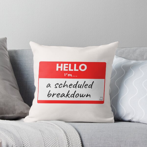 Item preview, Hello I'm A Scheduled Breakdown – Red designed and sold by buglevel.