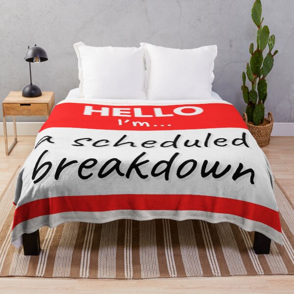 Item preview, Hello I'm A Scheduled Breakdown – Red designed and sold by buglevel.