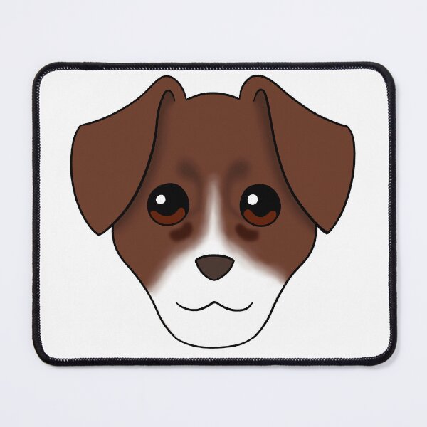 Item preview, Dark Brown Jack Russell White Snout Tear Stains designed and sold by OliRoseArt.
