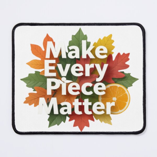 Item preview, Motivational Text Over Autumn Leaves and Sliced Orange on Black designed and sold by Creative88Art.