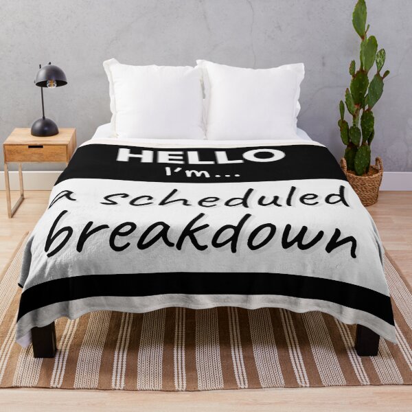 Item preview, Hello I'm A Scheduled Breakdown – Black designed and sold by buglevel.