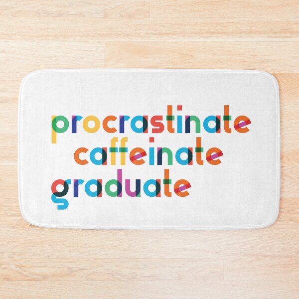 Item preview, Procrastinate Caffeinate Graduate Student Life Design designed and sold by FoxWink Inc.