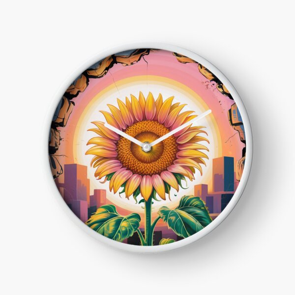 Item preview, Elevate Sunflower Urban Street Art designed and sold by ShadowAndSlate.