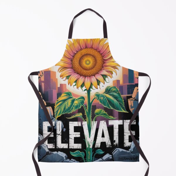 Artikelvorschau, Elevate Sunflower Urban Street Art entworfen und verkauft von ShadowAndSlate.