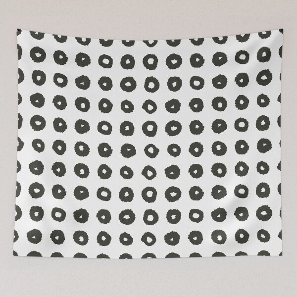 Item preview, Hand Drawn Ink Circular Strokes Pattern designed and sold by Farissa Designs.