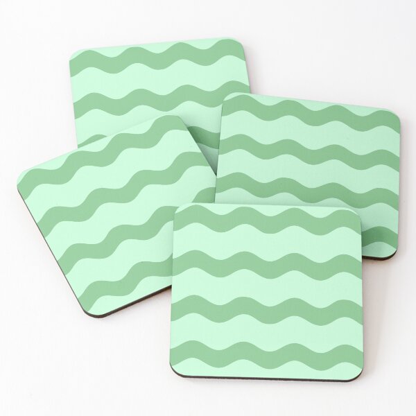 Item preview, Green Squiggly Line designed and sold by Studio Sonders.