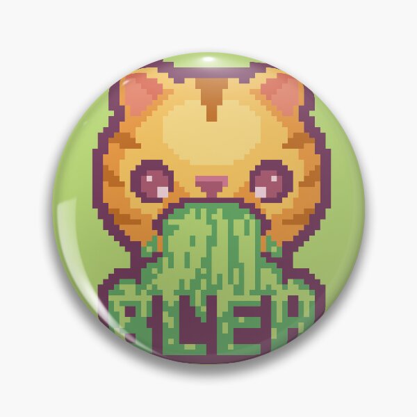 Item preview, Blehh Cat Pixel Art Funny Bleh Emoji Ginger designed and sold by PixelDrukiPL.