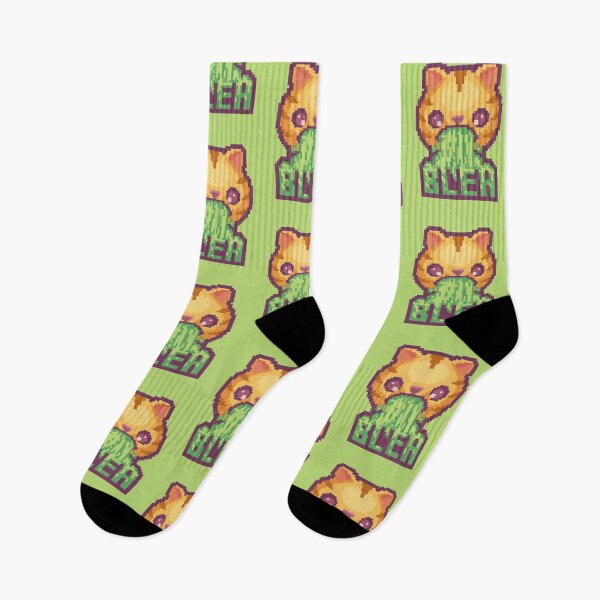 Item preview, Blehh Cat Pixel Art Funny Bleh Emoji Ginger designed and sold by PixelDrukiPL.