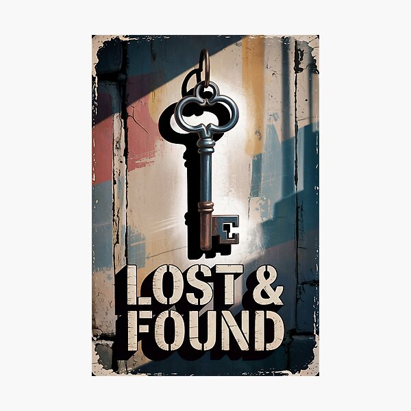 Item preview, Lost & Found Vintage Key Art designed and sold by ShadowAndSlate.