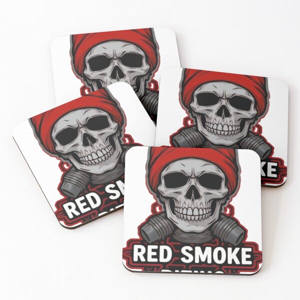 Item preview, Stylized Skull with Red Beanie and Exhaust Pipes Design designed and sold by Creative88Art.