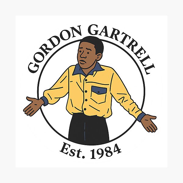 Item preview, Gordon Gartrell Knockoff Cosby Show 1984 Meme Sticker designed and sold by CoachEkong.