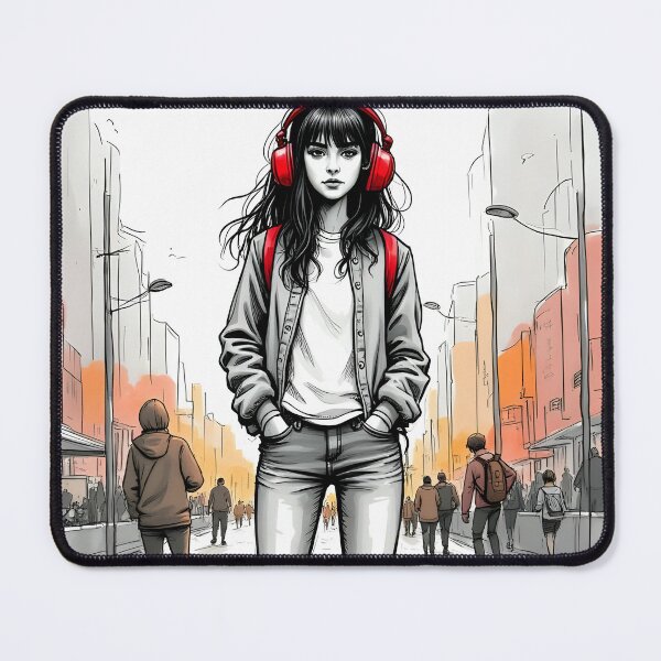 Item preview, Urban Skater Girl Life Illustration designed and sold by ShadowAndSlate.