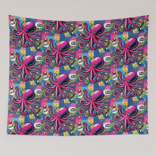 Item preview, Colorful cute octopus  designed and sold by Dogandesighn.