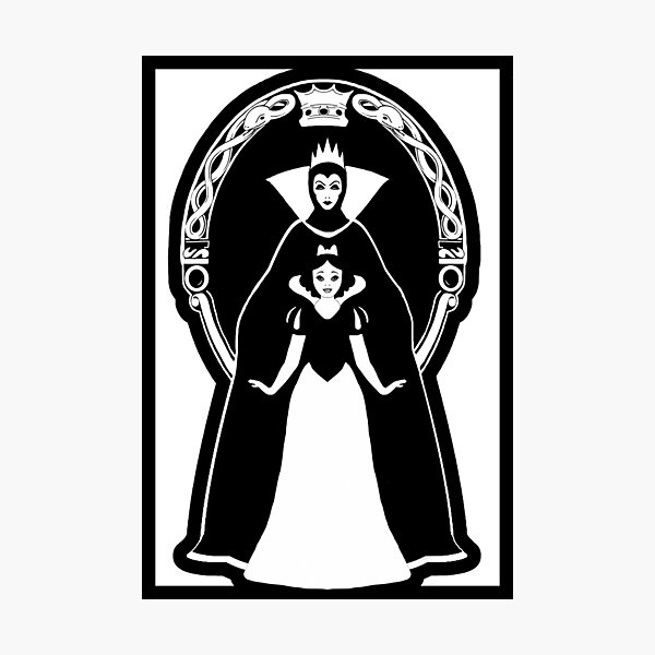 Item preview, Snow White - Black and White designed and sold by rossartstudio.