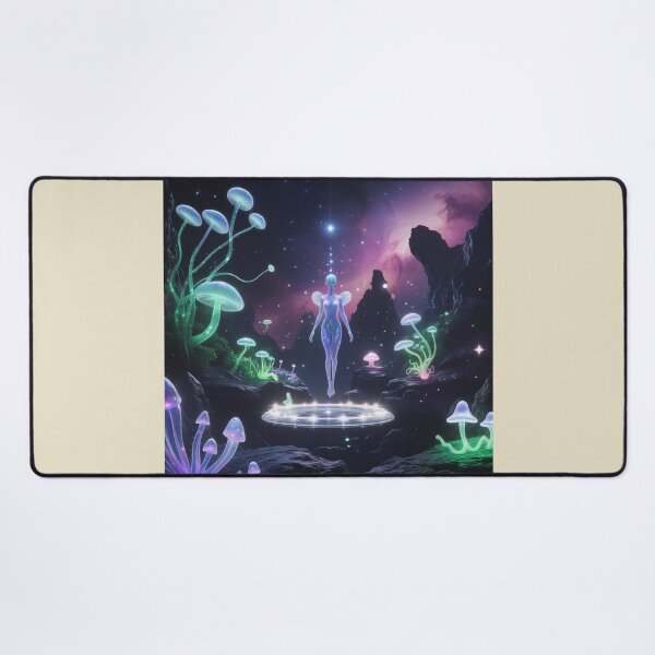 Item preview, Cosmic Bloom : Meditating Alien - Journey through otherworldly dimensions designed and sold by Nature's Palette.