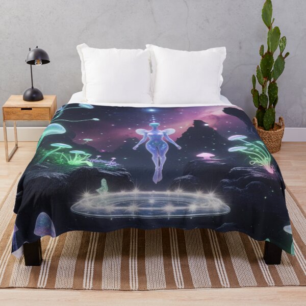 Item preview, Cosmic Bloom : Meditating Alien - Journey through otherworldly dimensions designed and sold by Nature's Palette.