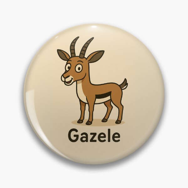 Item preview, Gazelle Cartoon – “Gazele” designed and sold by ZlobivyZajac.