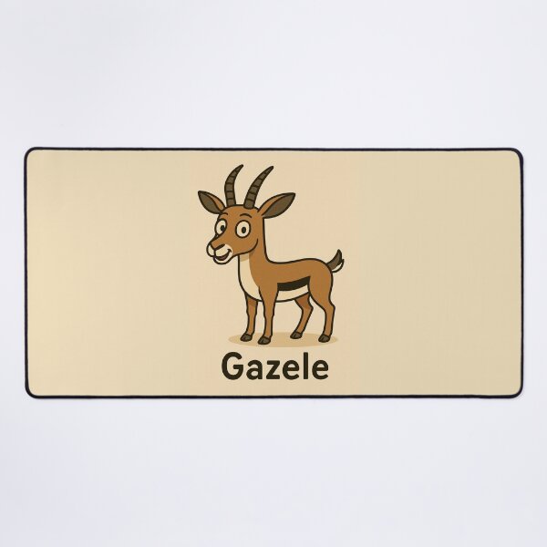 Item preview, Gazelle Cartoon – “Gazele” designed and sold by ZlobivyZajac.