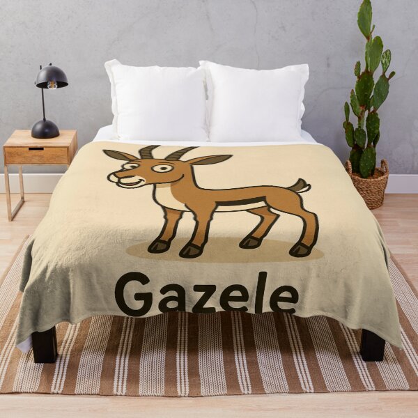 Artikelvorschau, Gazelle Cartoon – „Gazele“ entworfen und verkauft von ZlobivyZajac.