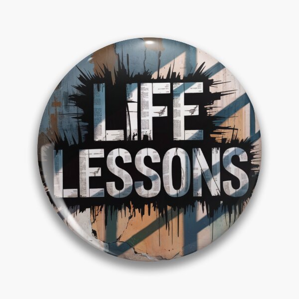 Item preview, Life Lessons Urban Grunge Wall Art designed and sold by ShadowAndSlate.