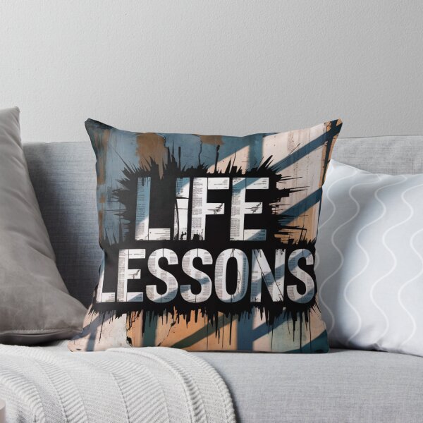 Item preview, Life Lessons Urban Grunge Wall Art designed and sold by ShadowAndSlate.