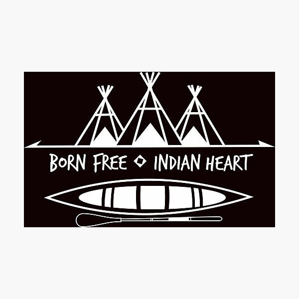 Item preview, A tribute to wild freedom. Born Free – Indian Heart. designed and sold by RebelDropAlternative.