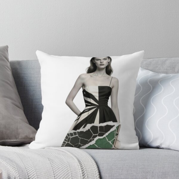 Item preview, Woman in Artistic Dress with Geometric Patterns and Flag Colors designed and sold by Creative88Art.
