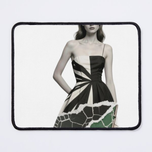 Item preview, Woman in Artistic Dress with Geometric Patterns and Flag Colors designed and sold by Creative88Art.