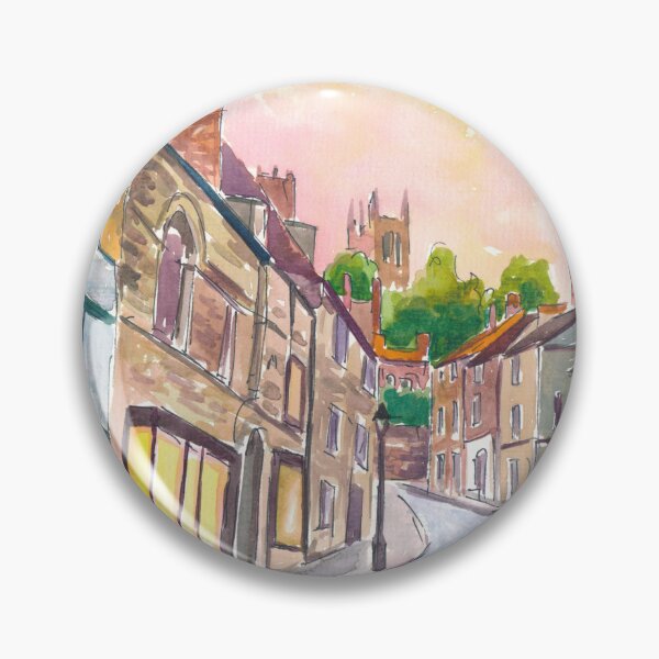 Item preview, Golden Dawn Rising on Lincoln’s Historic Steep Hill designed and sold by artshop77.