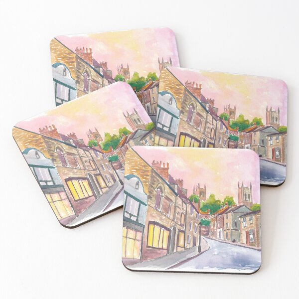 Item preview, Golden Dawn Rising on Lincoln’s Historic Steep Hill designed and sold by artshop77.