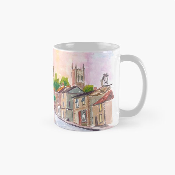 Item preview, Golden Dawn Rising on Lincoln’s Historic Steep Hill designed and sold by artshop77.