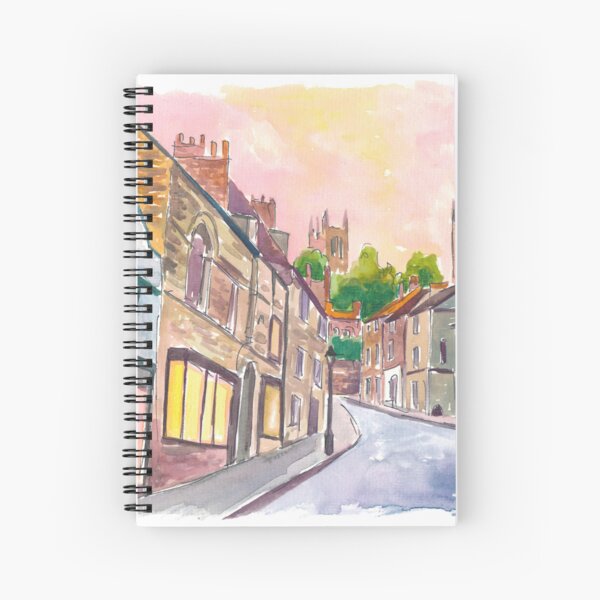 Item preview, Golden Dawn Rising on Lincoln’s Historic Steep Hill designed and sold by artshop77.