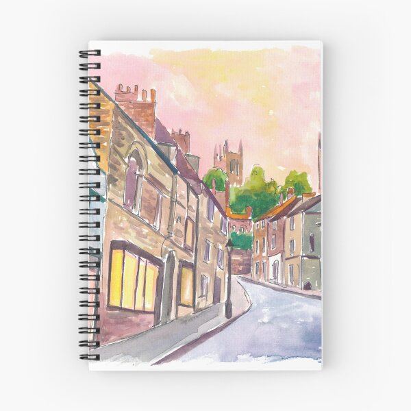 Item preview, Golden Dawn Rising on Lincoln’s Historic Steep Hill designed and sold by artshop77.