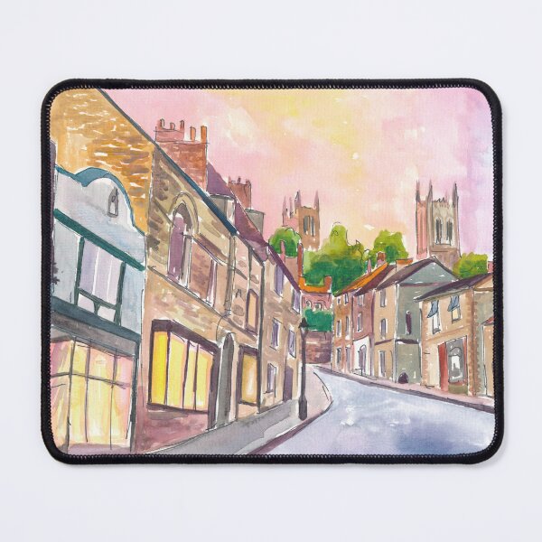 Item preview, Golden Dawn Rising on Lincoln’s Historic Steep Hill designed and sold by artshop77.